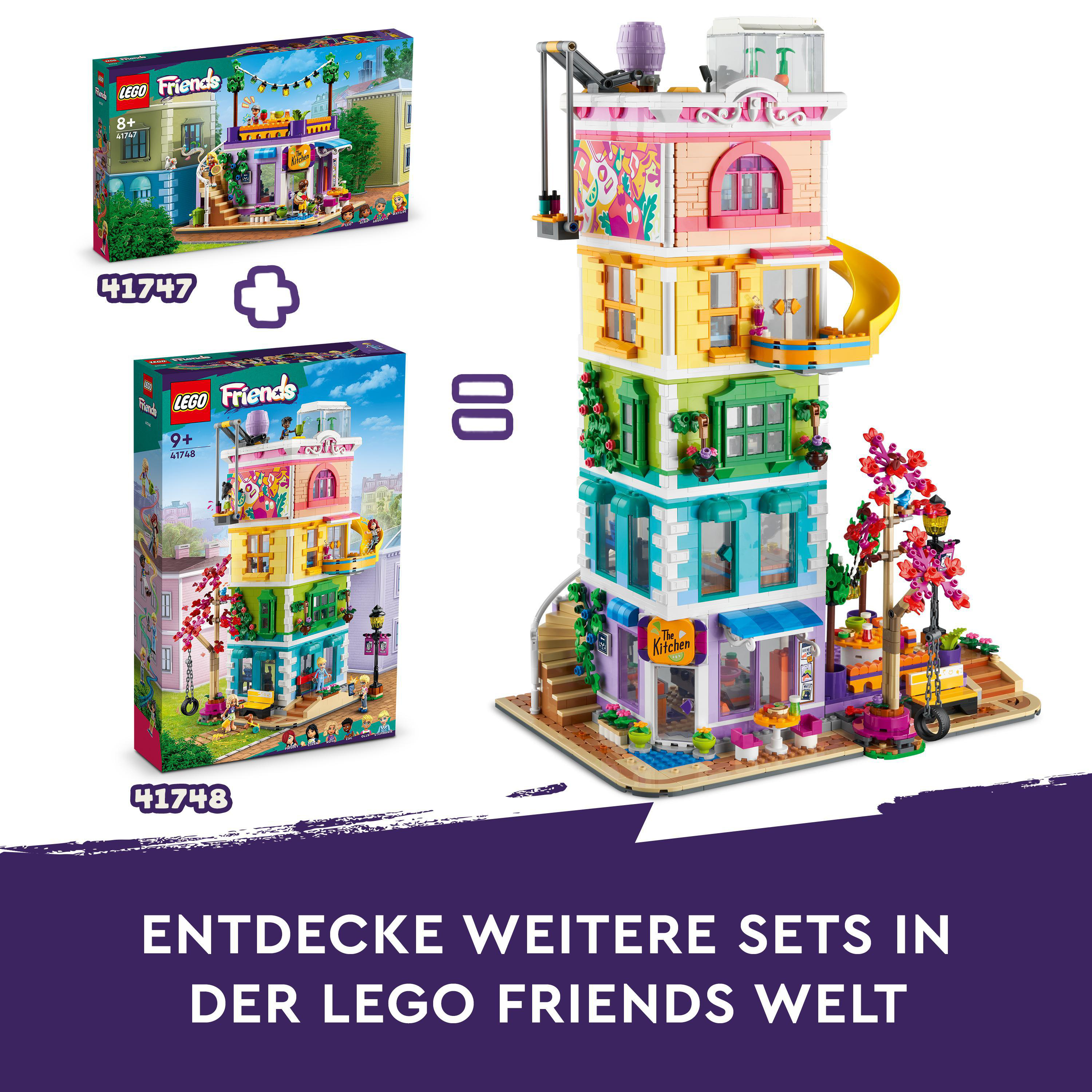 41747 Heartlake Friends Mehrfarbig City LEGO Gemeinschaftsküche Bausatz,