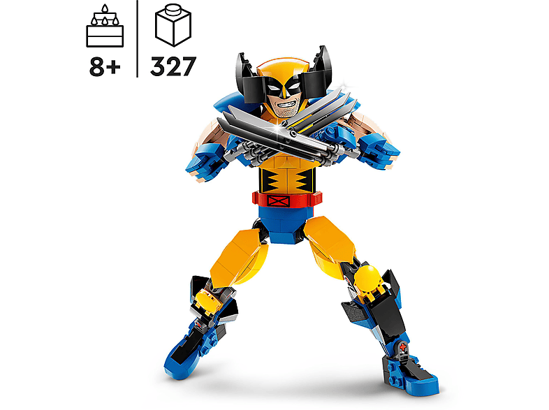 Thumbnail - LEGO Marvel 76257 Wolverine Baufigur Bausatz, Mehrfarbig