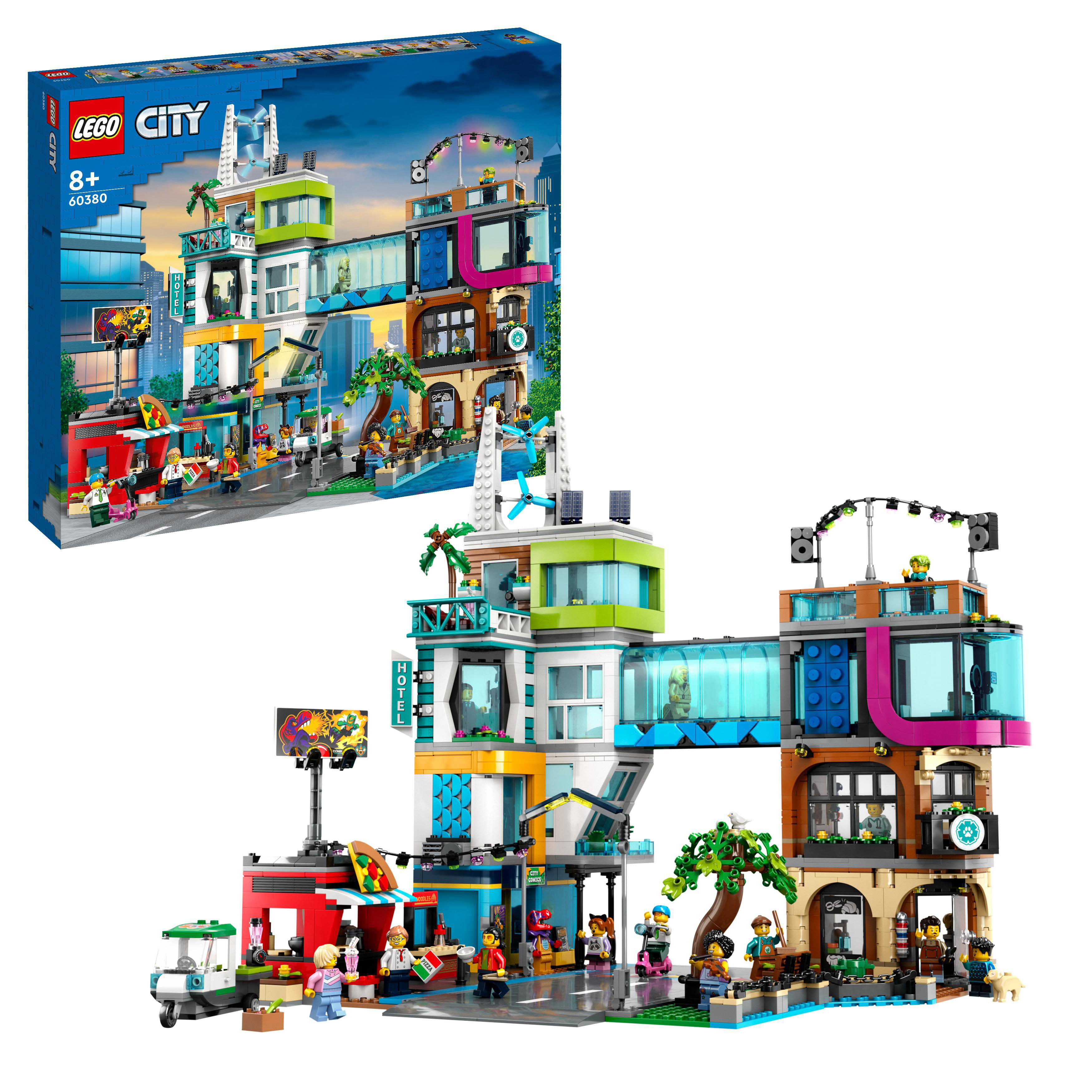LEGO City 60380 Bausatz, Stadtzentrum Mehrfarbig