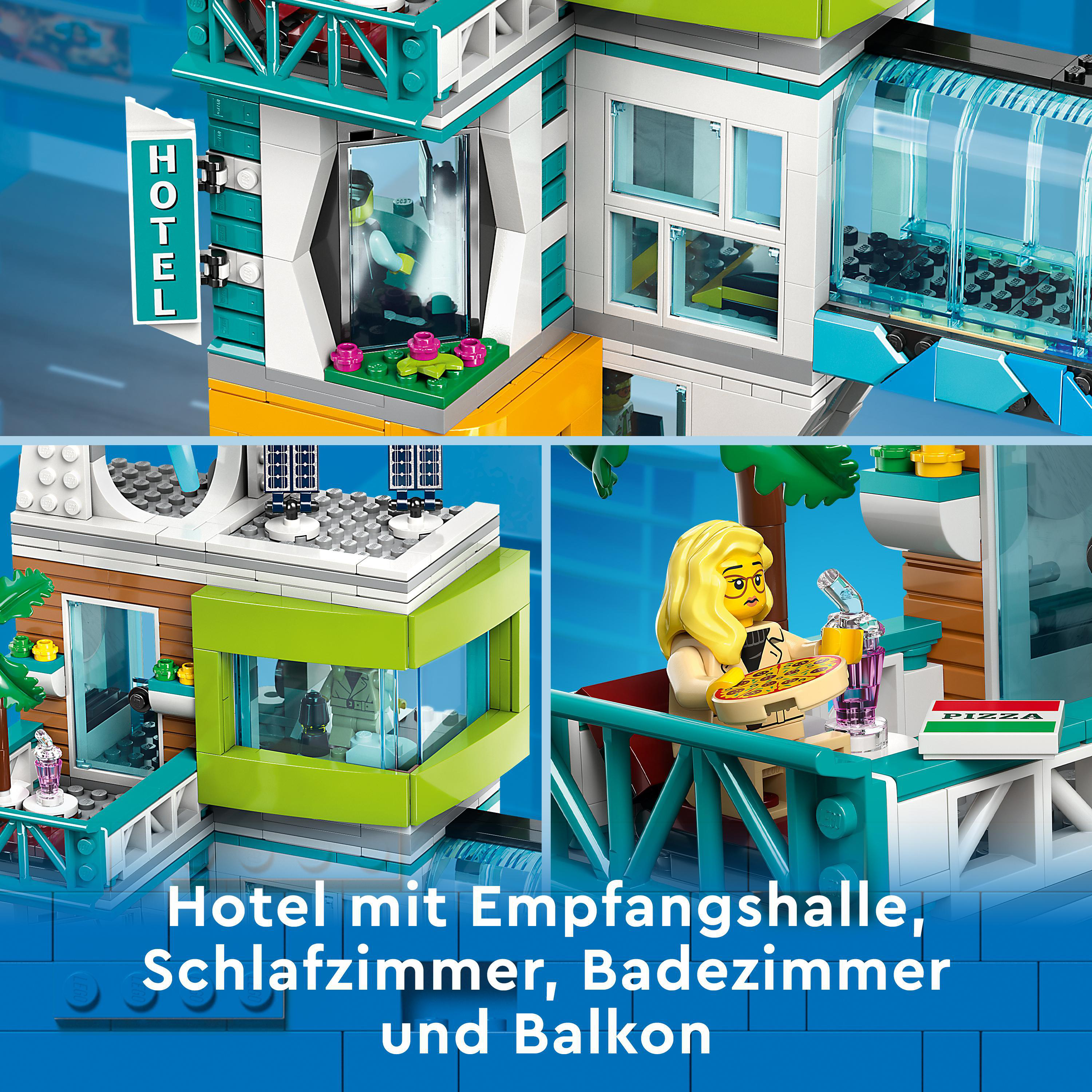 Stadtzentrum City Mehrfarbig Bausatz, LEGO 60380