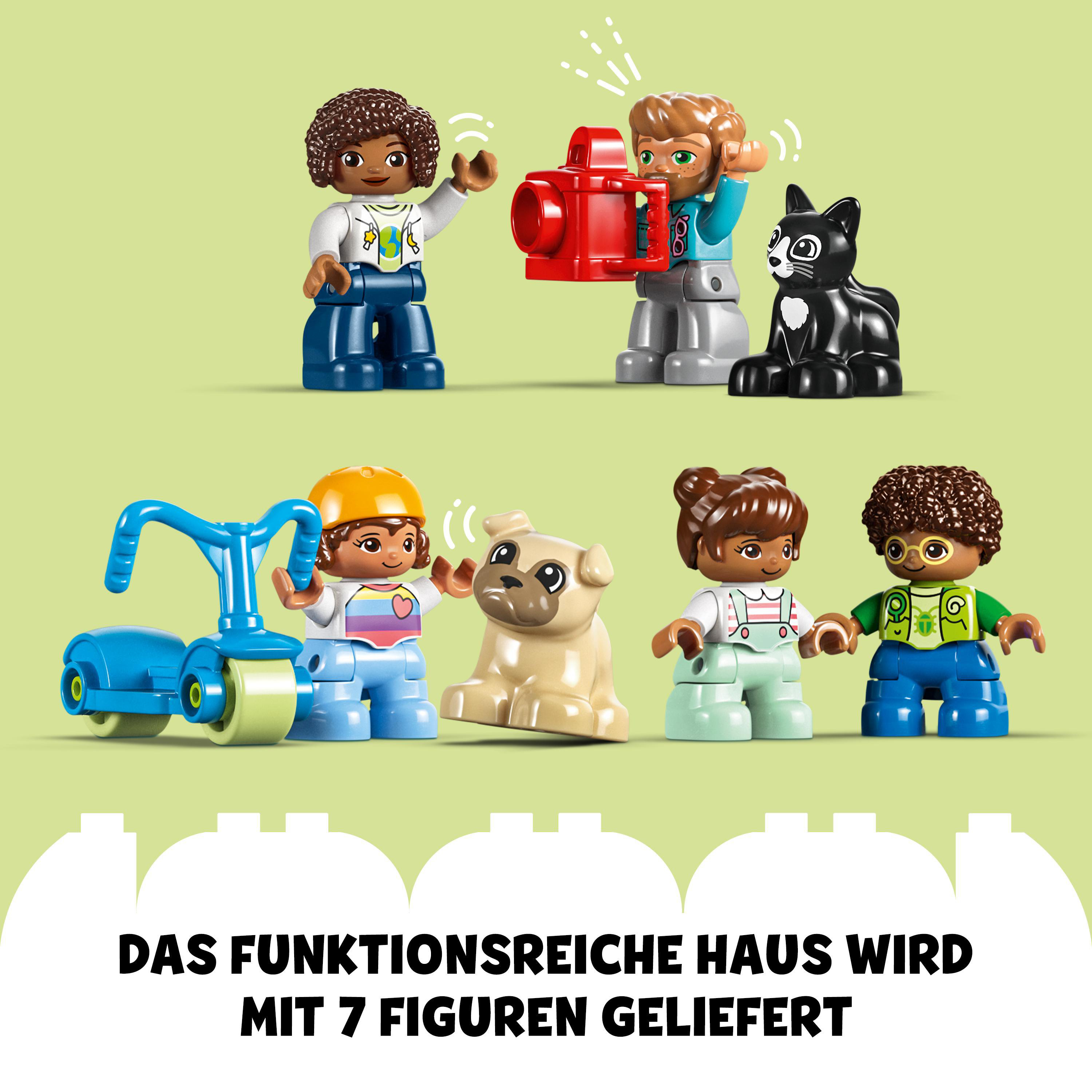 Mehrfarbig 3-in-1-Familienhaus LEGO 10994 DUPLO Bausatz,