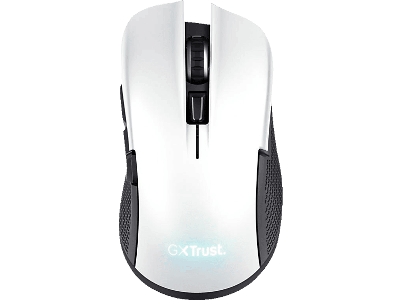 TRUST GXT923 Ybar Maus, Wireless Weiß Gaming