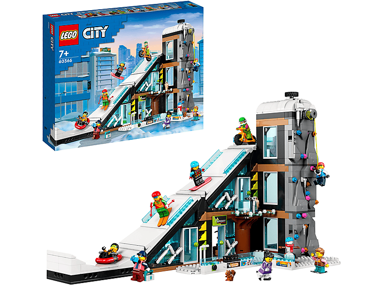 LEGO City 60366 Wintersportpark Bausatz, Mehrfarbig