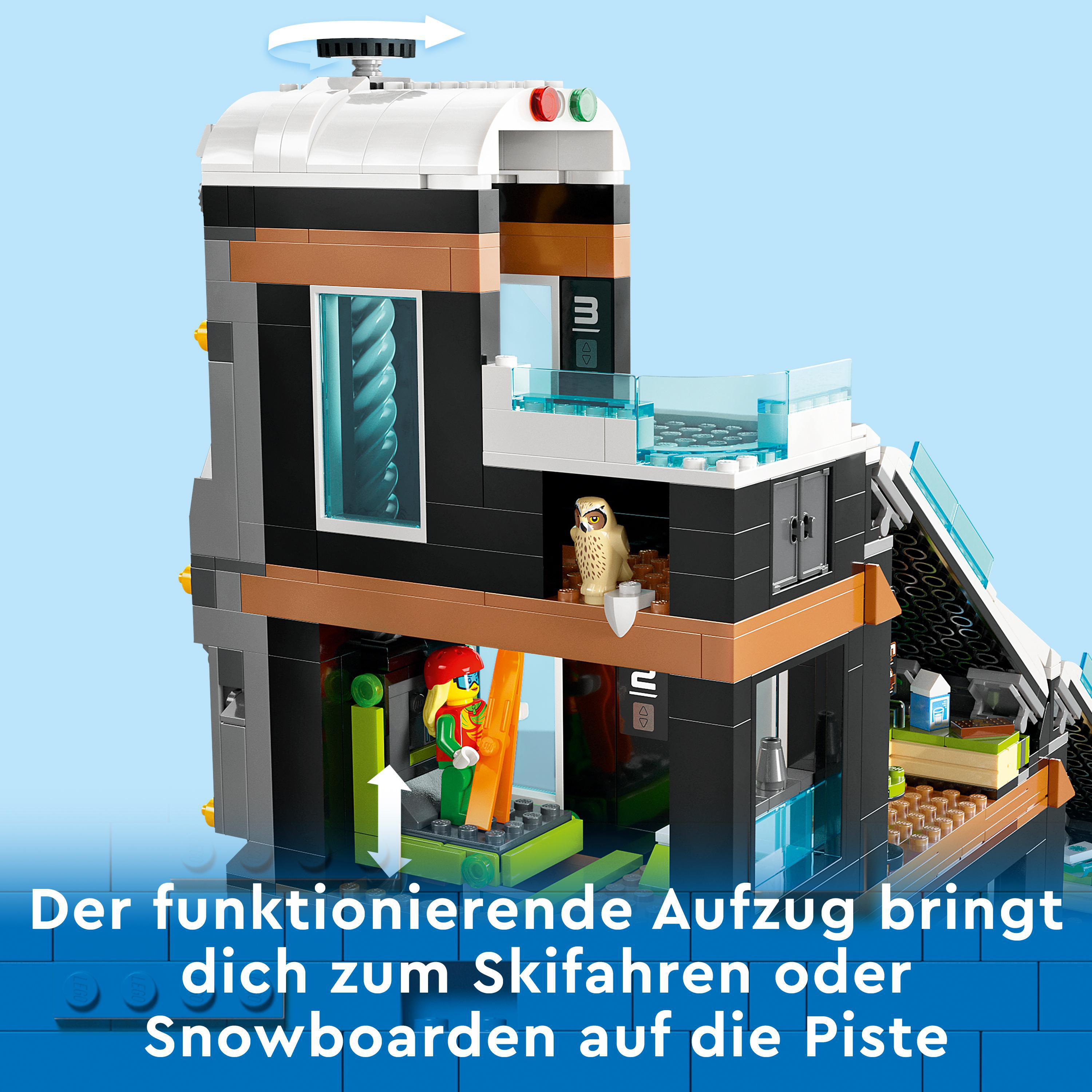 Mehrfarbig Wintersportpark Bausatz, LEGO 60366 City