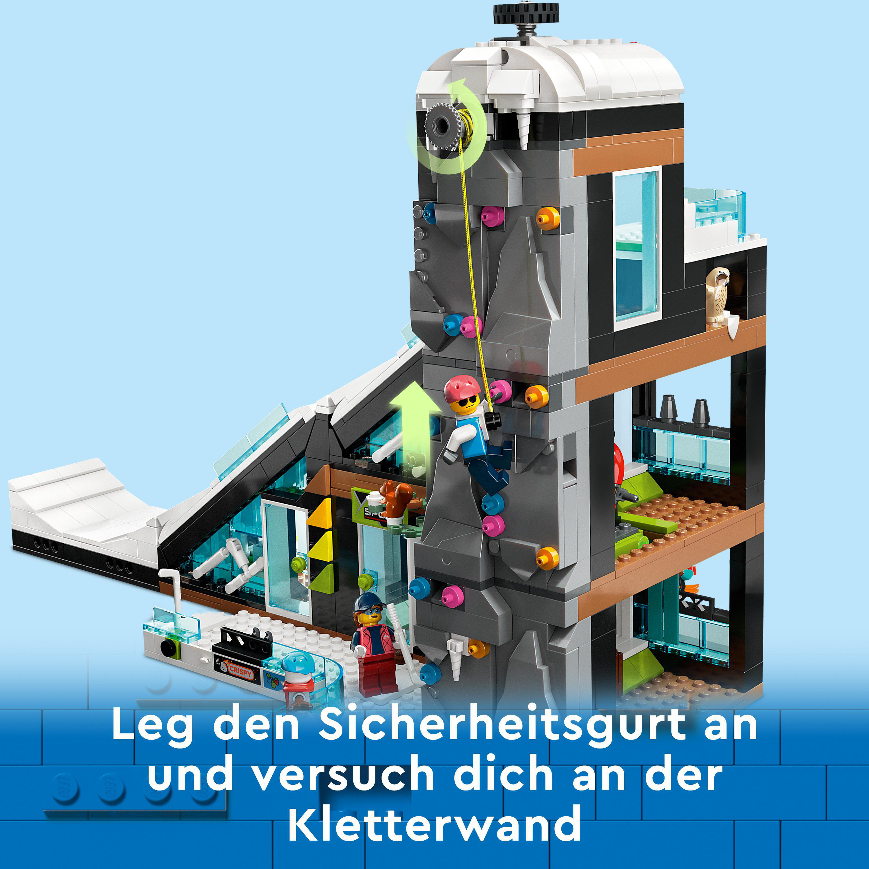 LEGO Bausatz, City 60366 Wintersportpark Mehrfarbig