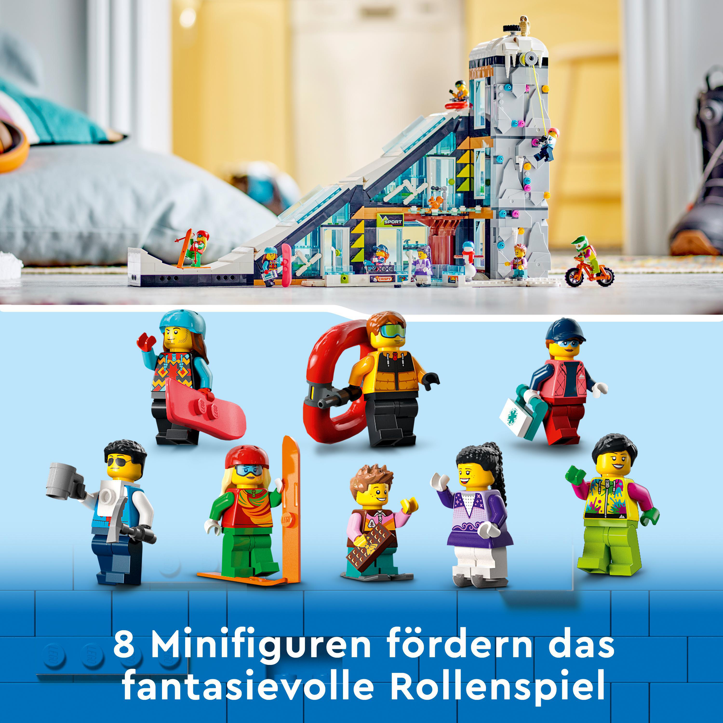 LEGO Bausatz, City 60366 Wintersportpark Mehrfarbig