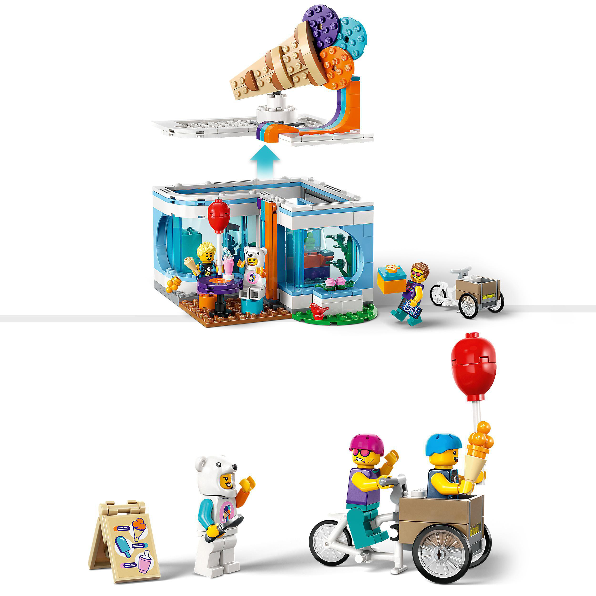 LEGO City 60363 Eisdiele Mehrfarbig Bausatz