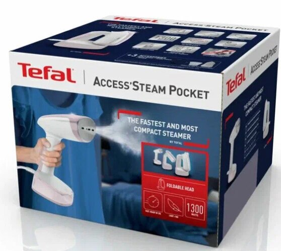 Pudełko parowaru, ze zdjęciem parowaru z przodu.