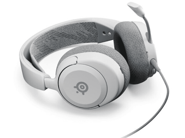 Słuchawki STEELSERIES Arctis Nova 1P Nauszne, Dźwięk przestrzenny Biały – zdjęcie 2