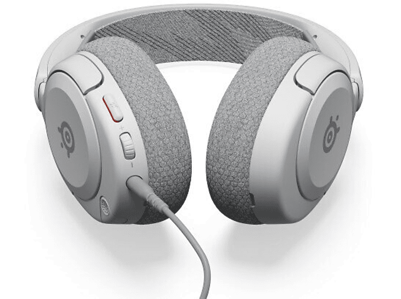 Słuchawki STEELSERIES Arctis Nova 1P Nauszne, Dźwięk przestrzenny Biały – zdjęcie 3