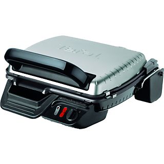 Grill - Tefal GC 305012, Potencia 2000 W, 2 modos de cocción, Barbacoa y panini, Planchas antiadherentes y aptas para lavavajillas, Acero Inoxidable