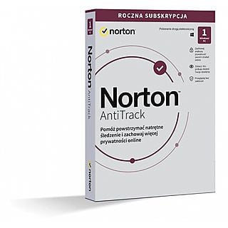 Program Norton AntiTrack PL (1 użytkownik, 1 urządzenie, 1 rok)