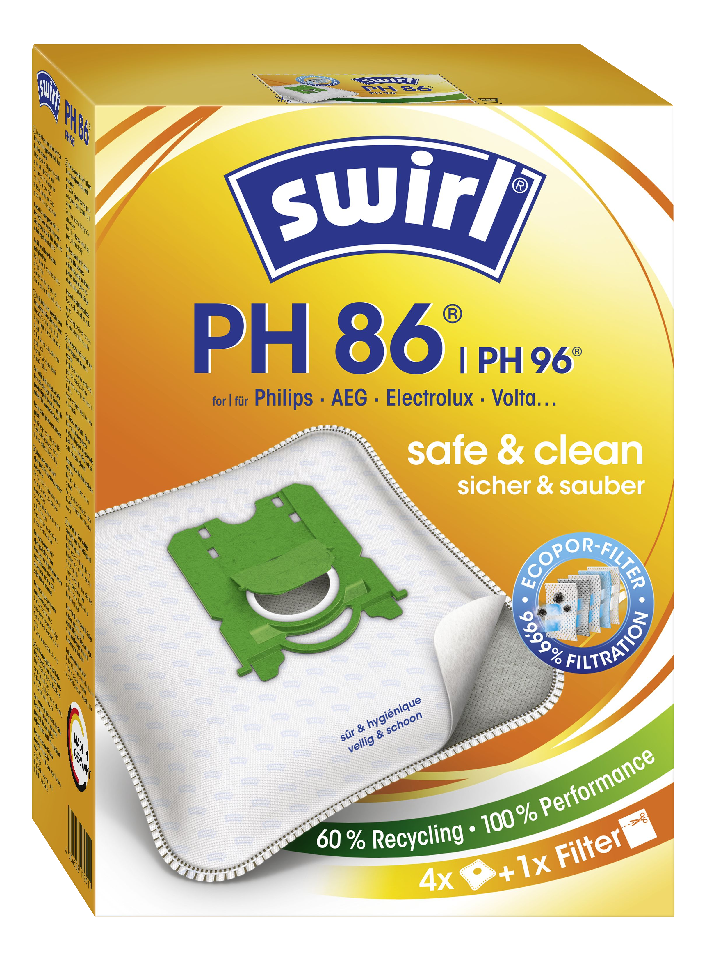 SWIRL PH86 - Sacchetto di polvere