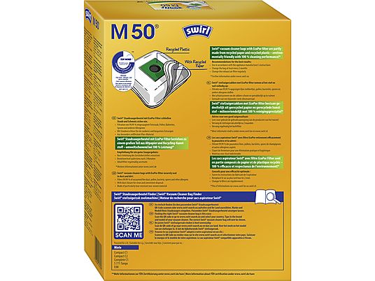 SWIRL M50 MicroPor Plus - Sacchetto di polvere