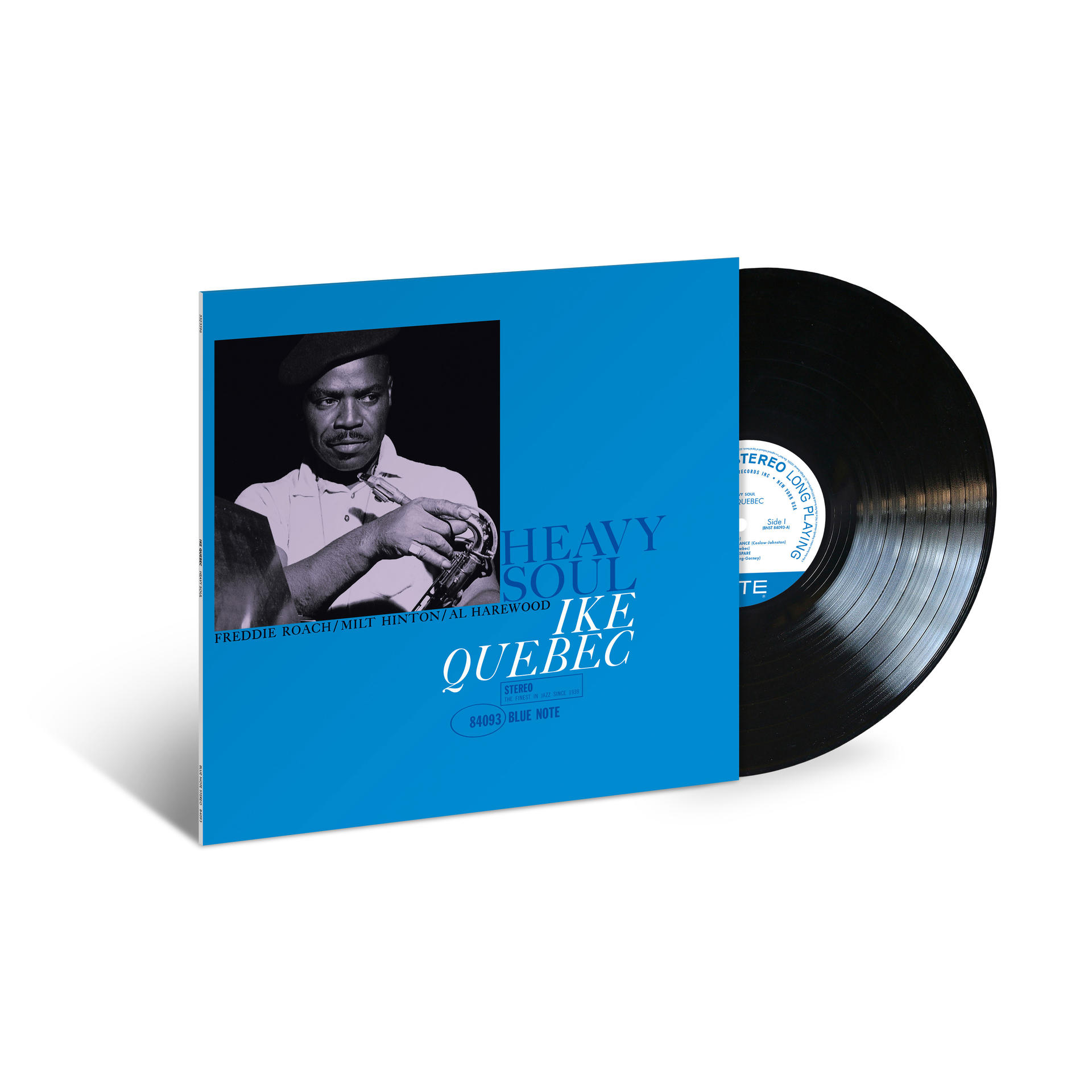 Heavy Soul Vinyl Schallplatte mit Cover-Art eines Mannes mit Hut und Trompete.