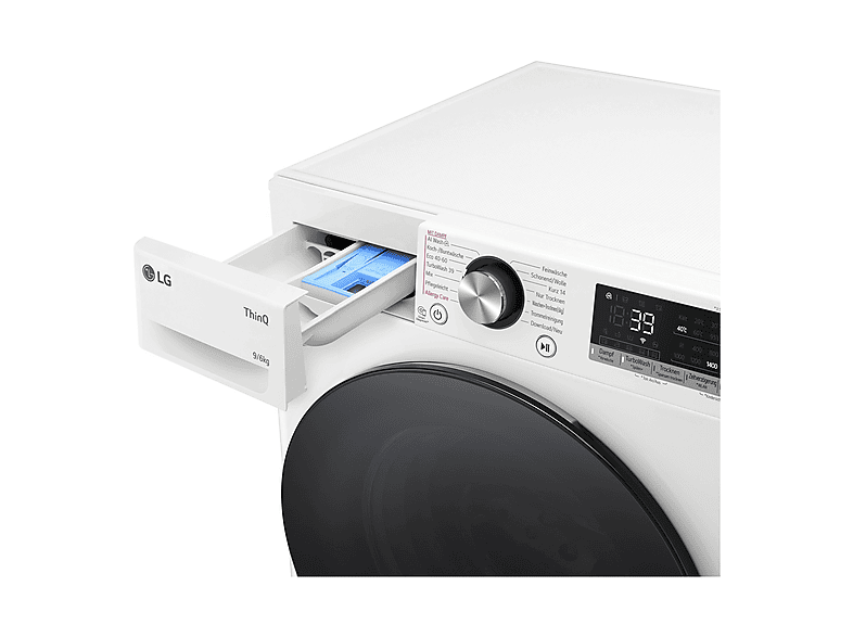 LG W4WR7096Y Waschtrockner Freistehend Frontlader Weiß