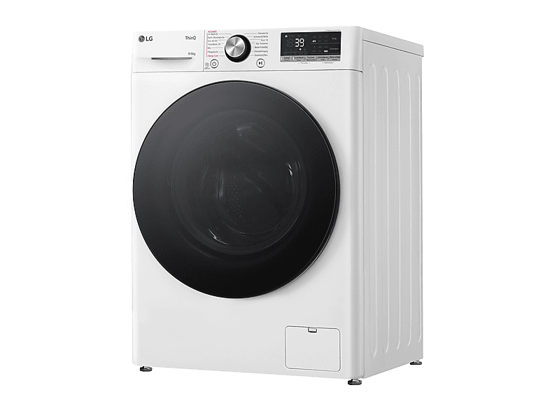 LG Electronics W4WR7096Y Waschtrockner (9 kg / 6 kg, 1360 U/Min., freistehend, Weiß) — Foto 5 von 5