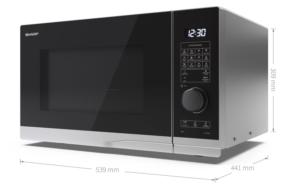 Kuchenka mikrofalowa SHARP YC-PG284AE-S