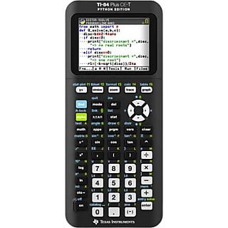 TEXAS INSTRUMENTS TI-84 Plus CE-T Python Edition Zwart