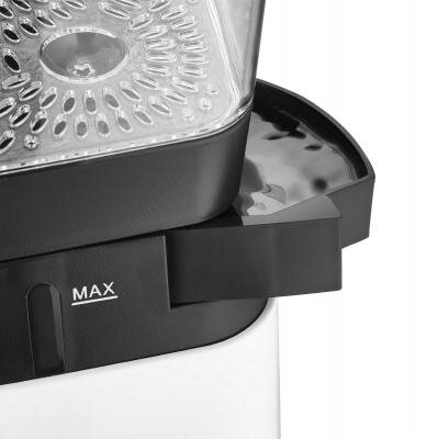 Zbliżenie na część urządzenia do gotowania ze wskaźnikiem poziomu MAX.