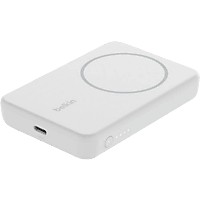 MediaMarkt BELKIN Magsafe compatibel Wireless Power Bank with kick stand 5,000mAh White aanbieding