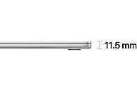 APPLE MacBook Air (2023) Zilver - 15 inch - Apple M2 - 8 GB - 256 GB