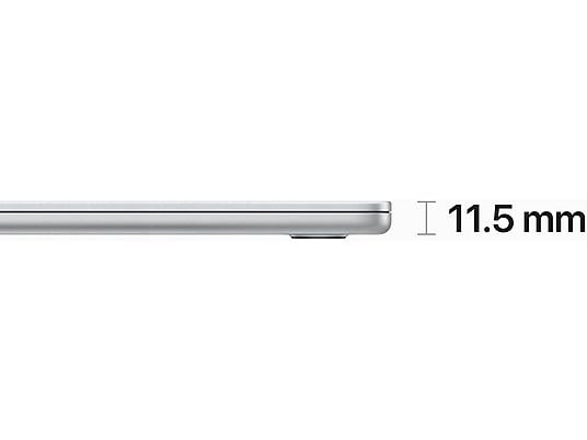 APPLE MacBook Air (2023) Zilver - 15 inch - Apple M2 - 8 GB - 256 GB
