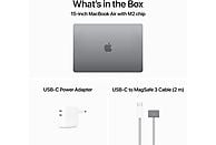 APPLE MacBook Air (2023) Spacegrijs  - 15 inch - Apple M2 - 8 GB - 256 GB