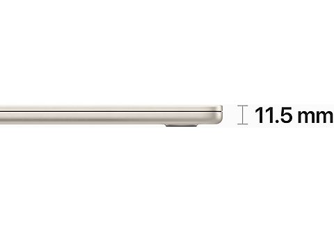 APPLE MacBook Air (2023) Sterrenlicht  - 15 inch - Apple M2 - 8 GB - 256 GB