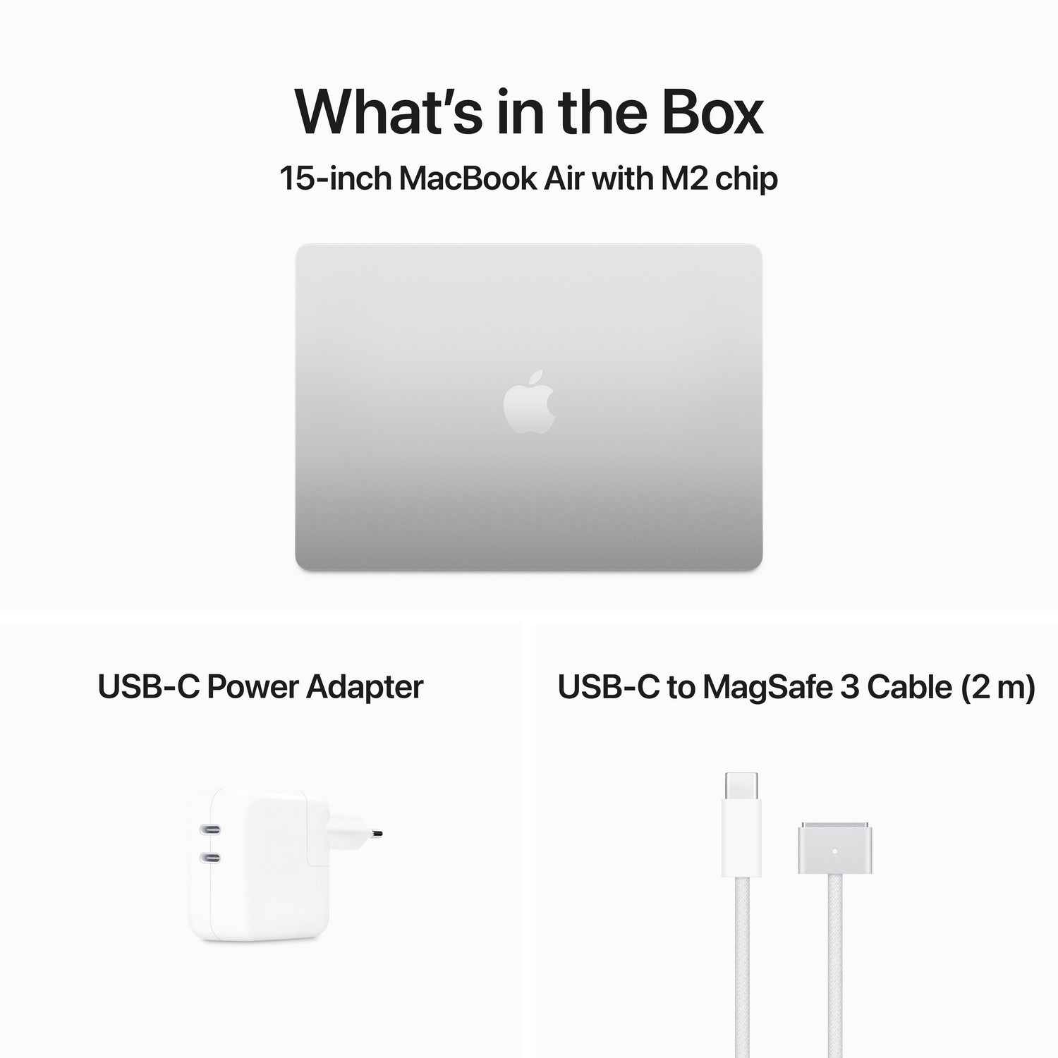 APPLE MacBook Air 15" M2 512 GB Silver QWERTZU (MQKT3SM/A)