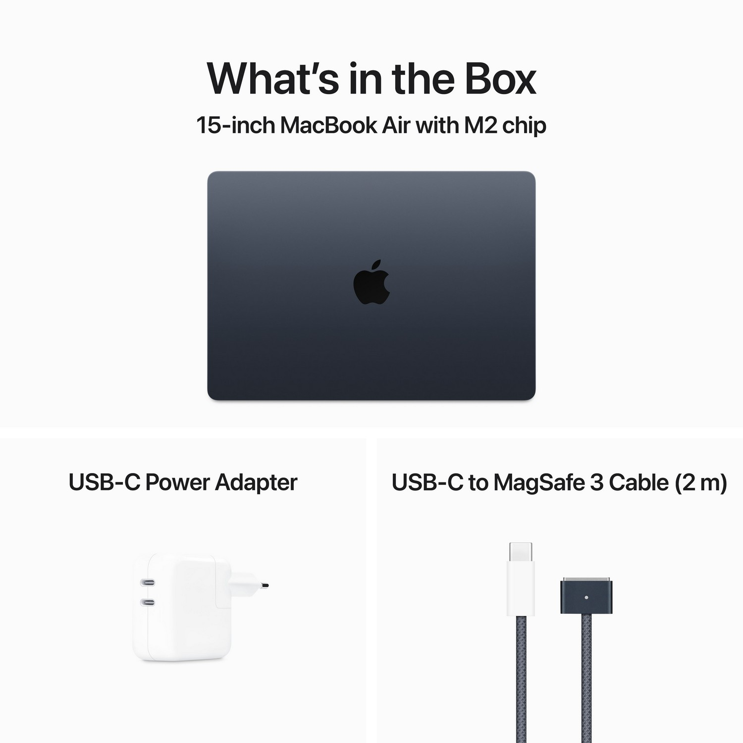 APPLE MacBook Air 15" M2 256 GB Midnight QWERTZU (MQKW3SM/A)