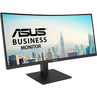 Monitor - ASUS VA34VCPSN, Curvo, 34", QHD, 4 ms, 100 Hz, HDMI, Negro