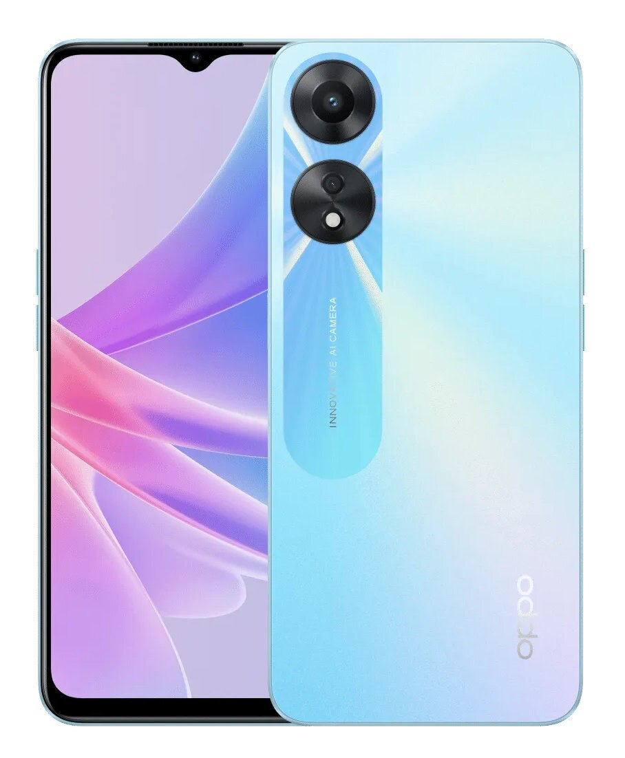 Smartfon OPPO A78 5G 4/128GB Niebieski (Glowing Blue)
