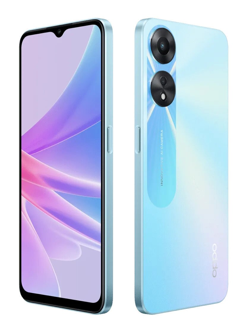 Smartfon OPPO A78 5G 4/128GB Niebieski (Glowing Blue)