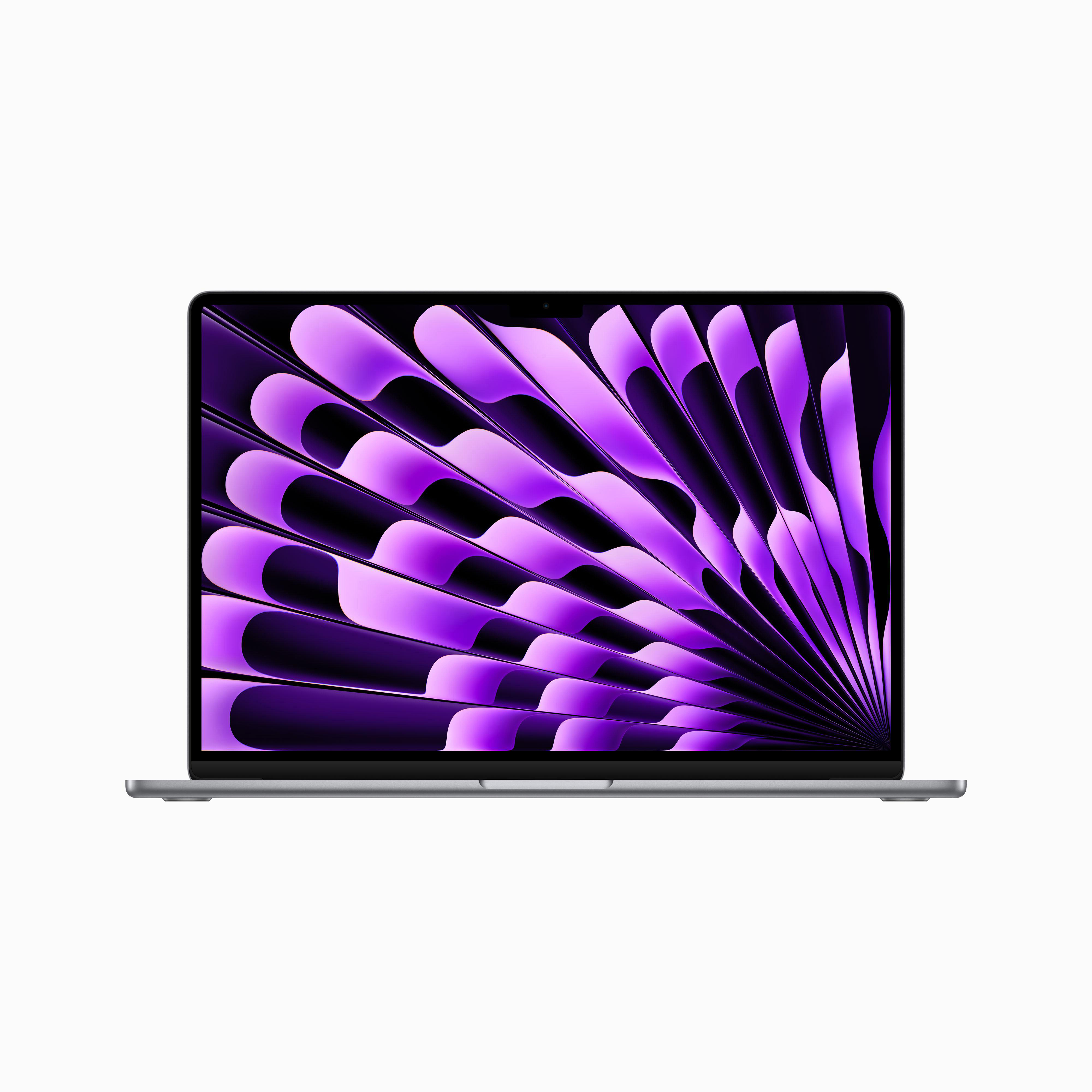 MacBook mit Zoll Prozessor, Space Grau (2023), 8 Notebook Air APPLE 512 RAM, M2 MQKQ3D/A, 10-Core Display, Apple GPU, GB M2 15.3 SSD, GB