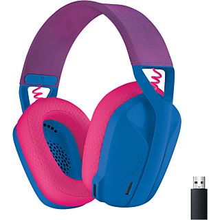 LOGITECH G435 - Gaming Headset, Blau und Himbeerfarben