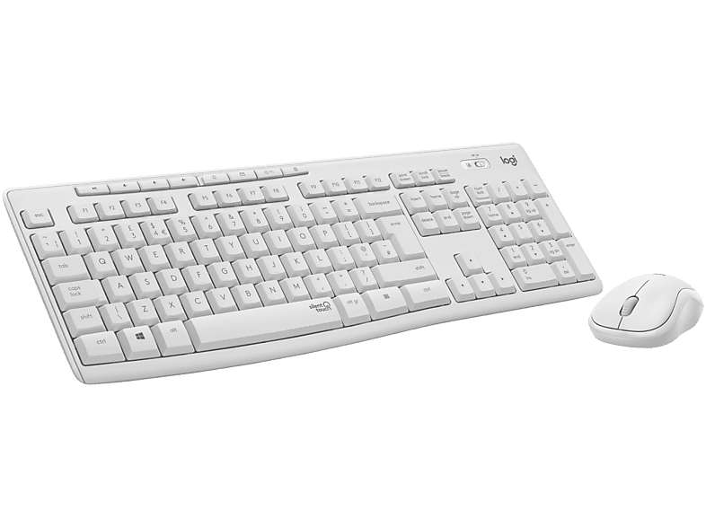 MediaMarkt, Logitech Mk295, Tastatur & Maus, Weiss, Computer & Software, Mäuse & Tastaturen, Maus & Tastatur SETs, 920-009872