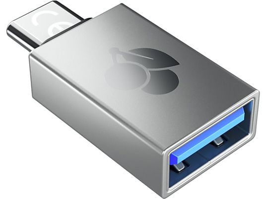 CHERRY 61710036 - Adaptateur USB-A/USB-C, 5 Gbit/s, argent