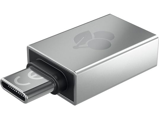 CHERRY 61710036 - Adattatore USB-A/USB-C, 5 Gbit/s, Argento