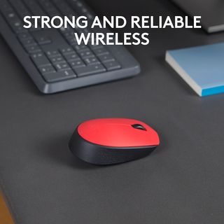 LOGITECH M171, rosso - Mouse wireless (Rosso)