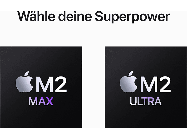 Thumbnail - APPLE Mac Studio, MQH63D/A, macOS, Mini PC mit Apple M2 Ultra Prozessor , 64 GB RAM 1 TB SSD 60‑Core GPU