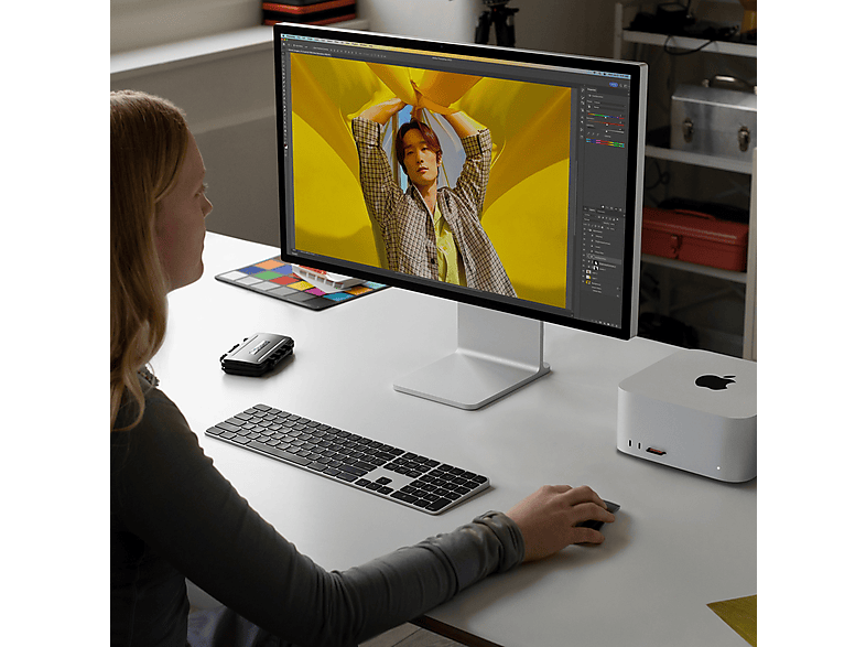 Thumbnail - APPLE Mac Studio, MQH63D/A, macOS, Mini PC mit Apple M2 Ultra Prozessor , 64 GB RAM 1 TB SSD 60‑Core GPU