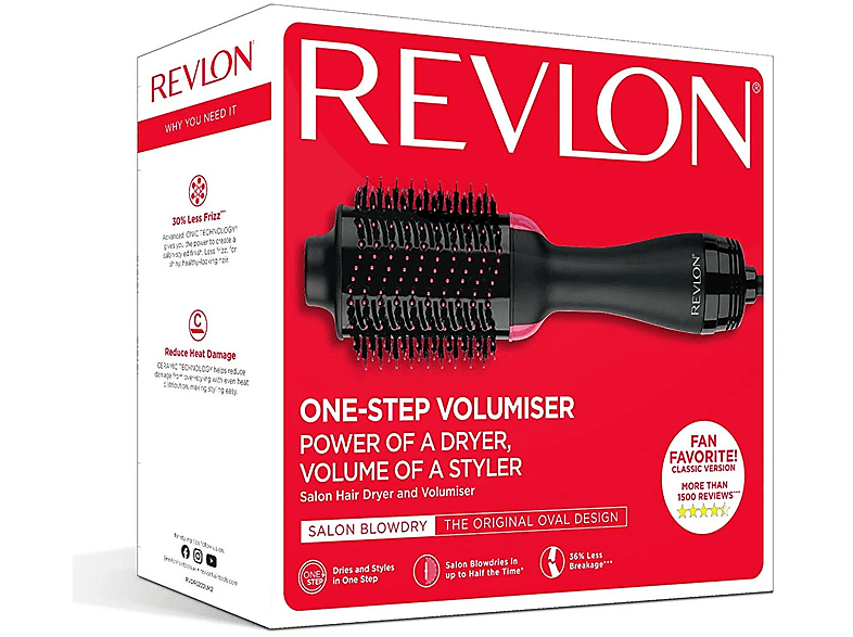 REVLON RVDR5222 One Step Volumiser Saç Kurutma Makinesi ve Şekillendirici Siyah_3