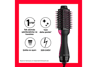 REVLON RVDR5222 One Step Volumiser Saç Kurutma Makinesi ve Şekillendirici Siyah_5