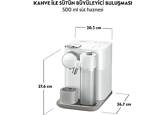 NESPRESSO F541 Gran Latissima Beyaz Süt Çözümlü Kahve Makinesi_2