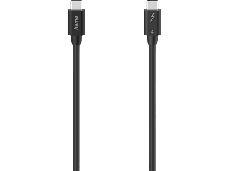 Hama Thunderbolt Naar Usb-c Kabel Zwart (00200659)