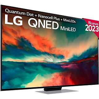 TV QNED Mini LED 55" - LG 55QNED866RE, UHD 4K, Procesador Inteligente α7 4K Gen6, Smart TV, DVB-T2 (H.265), Negro