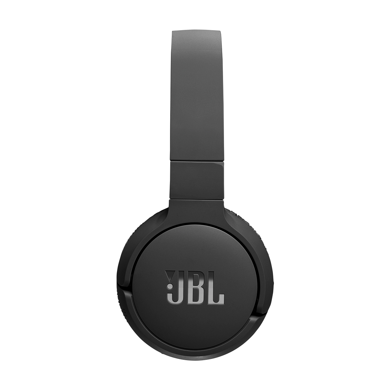 Schwarze JBL-Kopfhörer auf weißem Hintergrund.