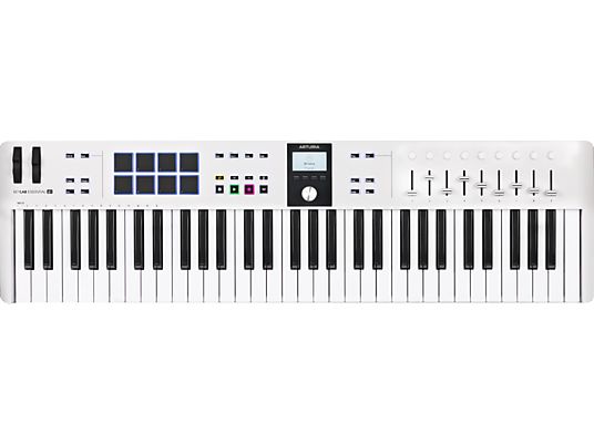 ARTURIA KeyLab Essential 61 MK3 - Universal MIDI Controller (Weiss)
