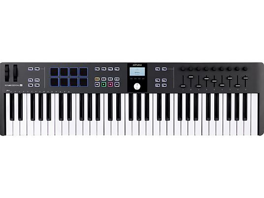 ARTURIA KeyLab Essential 61 MK3 - Universal MIDI Controller (Nero)